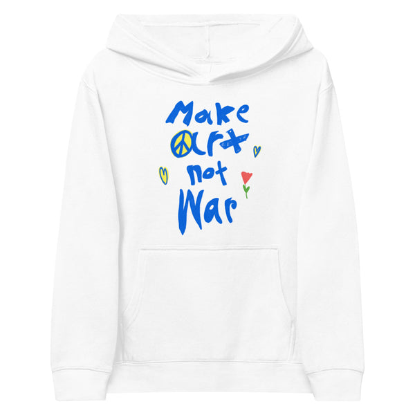 Make Art Not War Hoodie (Youth)