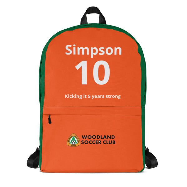 Woodland Soccer Club Backpack
