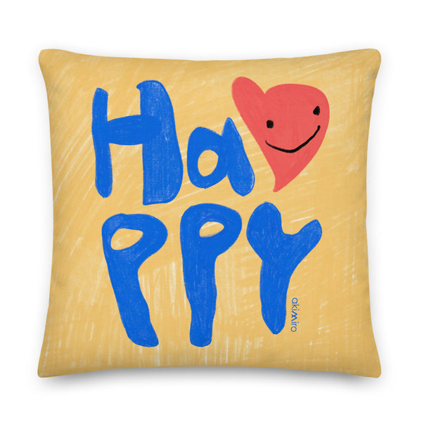Happy Throw Pillow
