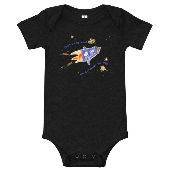 Fly Me To The Moon Baby Bodysuit