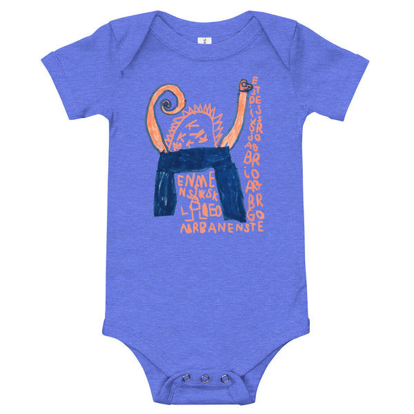 Dino-letta-saurus Baby Bodysuit