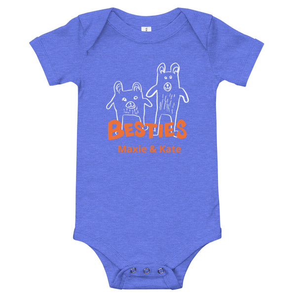 Personalize Bestie Bears Baby Bodysuit