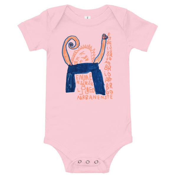 Dino-letta-saurus Baby Bodysuit