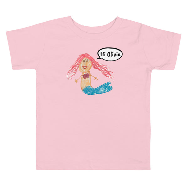 Personalize Mermaid Tee (Toddler)