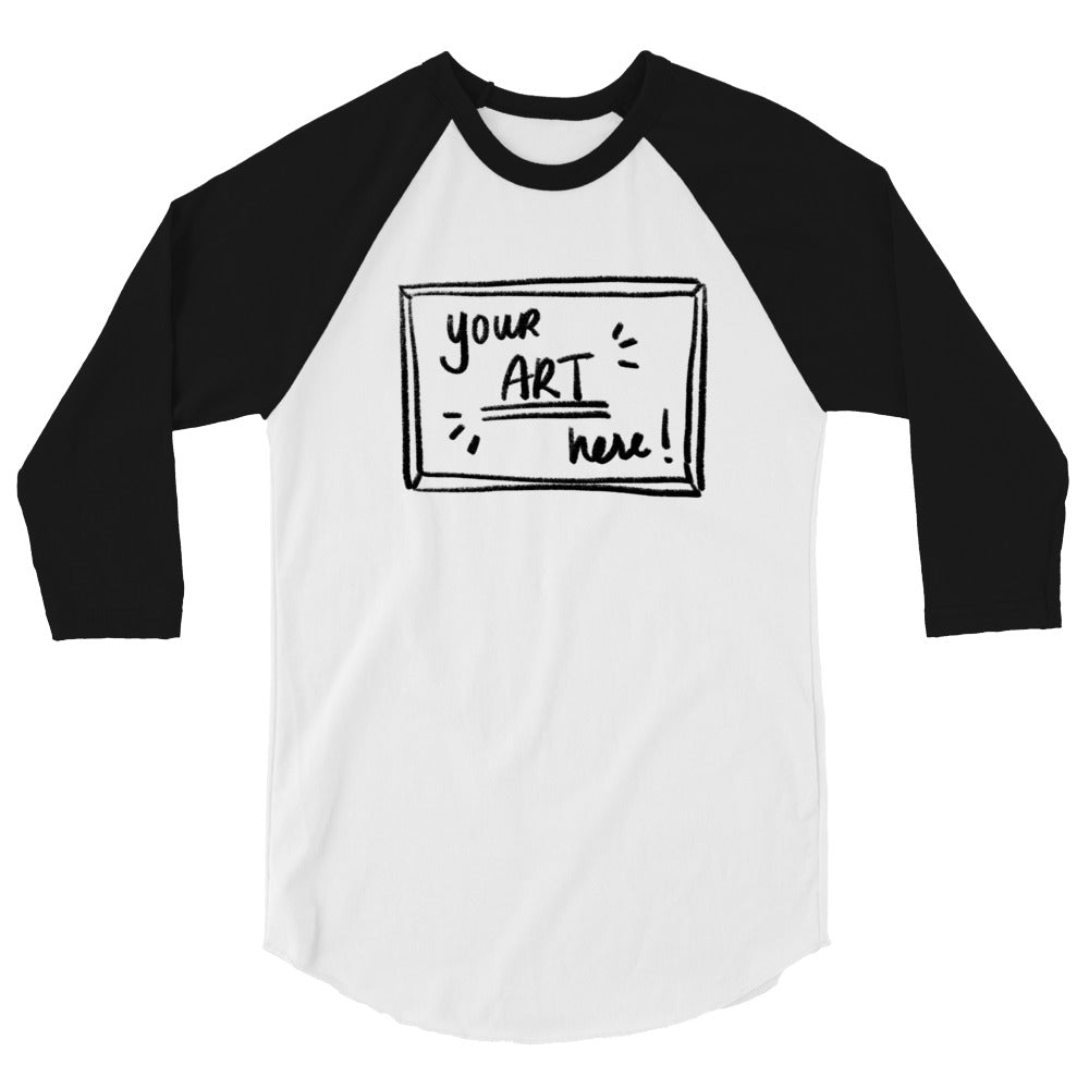 Three-Quarter Sleeve Raglan Baseball T-Shirt - T-Shirt King, Inc., Custom  Printing